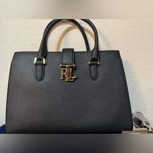 Ralph Lauren Leather Brigitte II Satchel